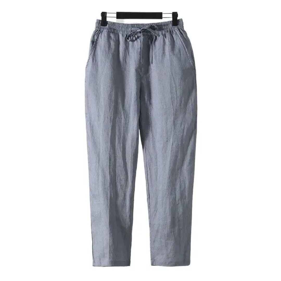 Fez - linen pantalon (straight fit)