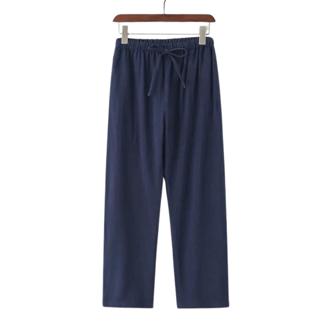 Fez - linen pantalon (oversized fit)