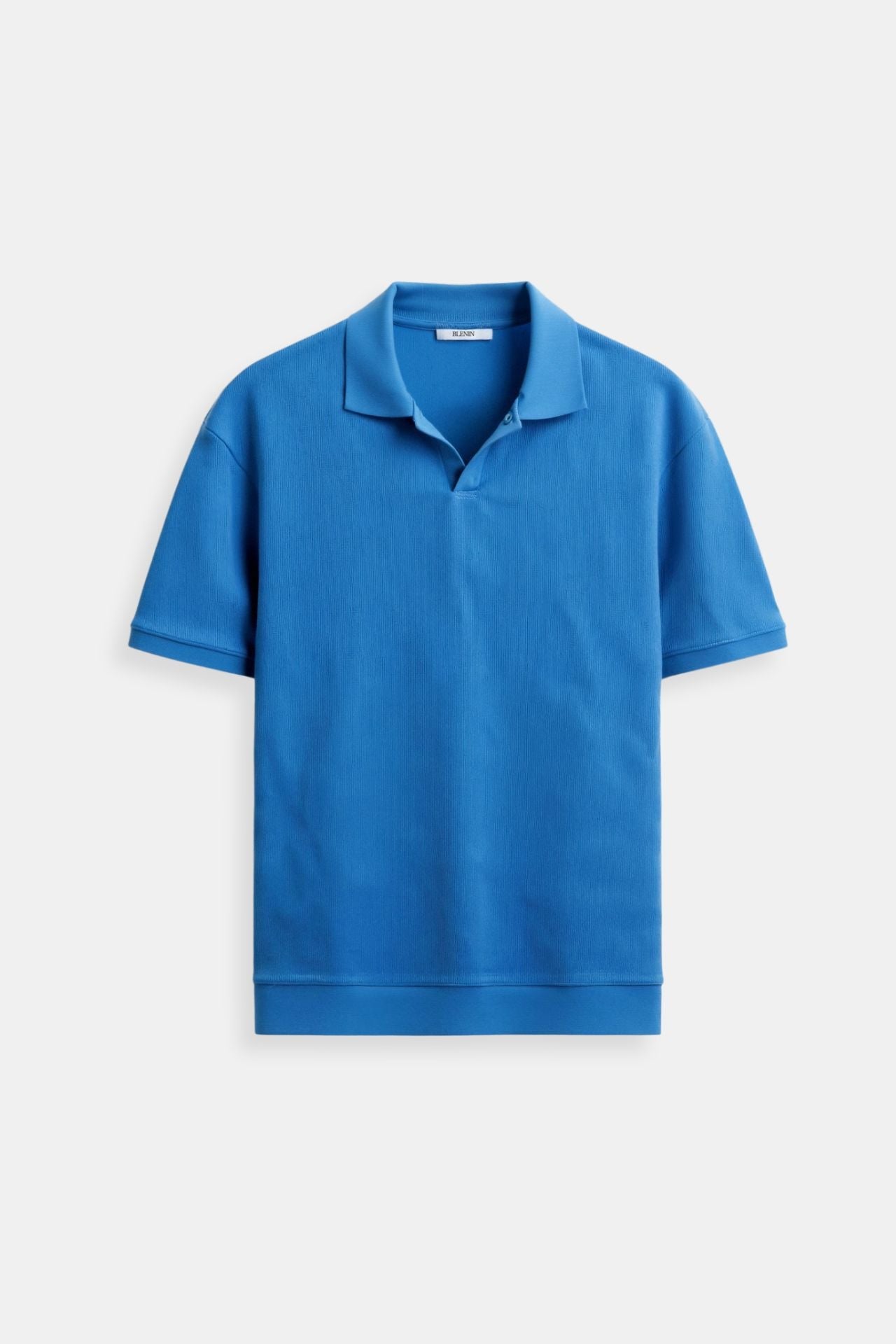 Polo en laine structurée