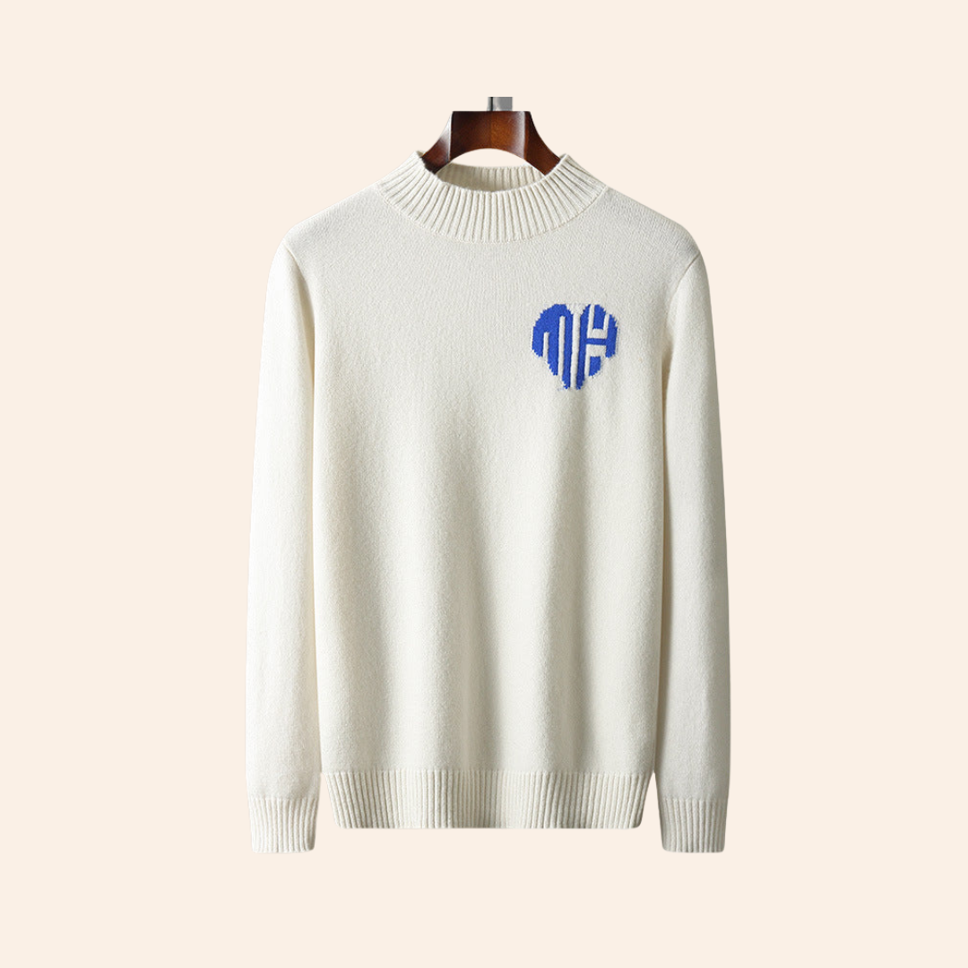 100% cashmere Heart sweater
