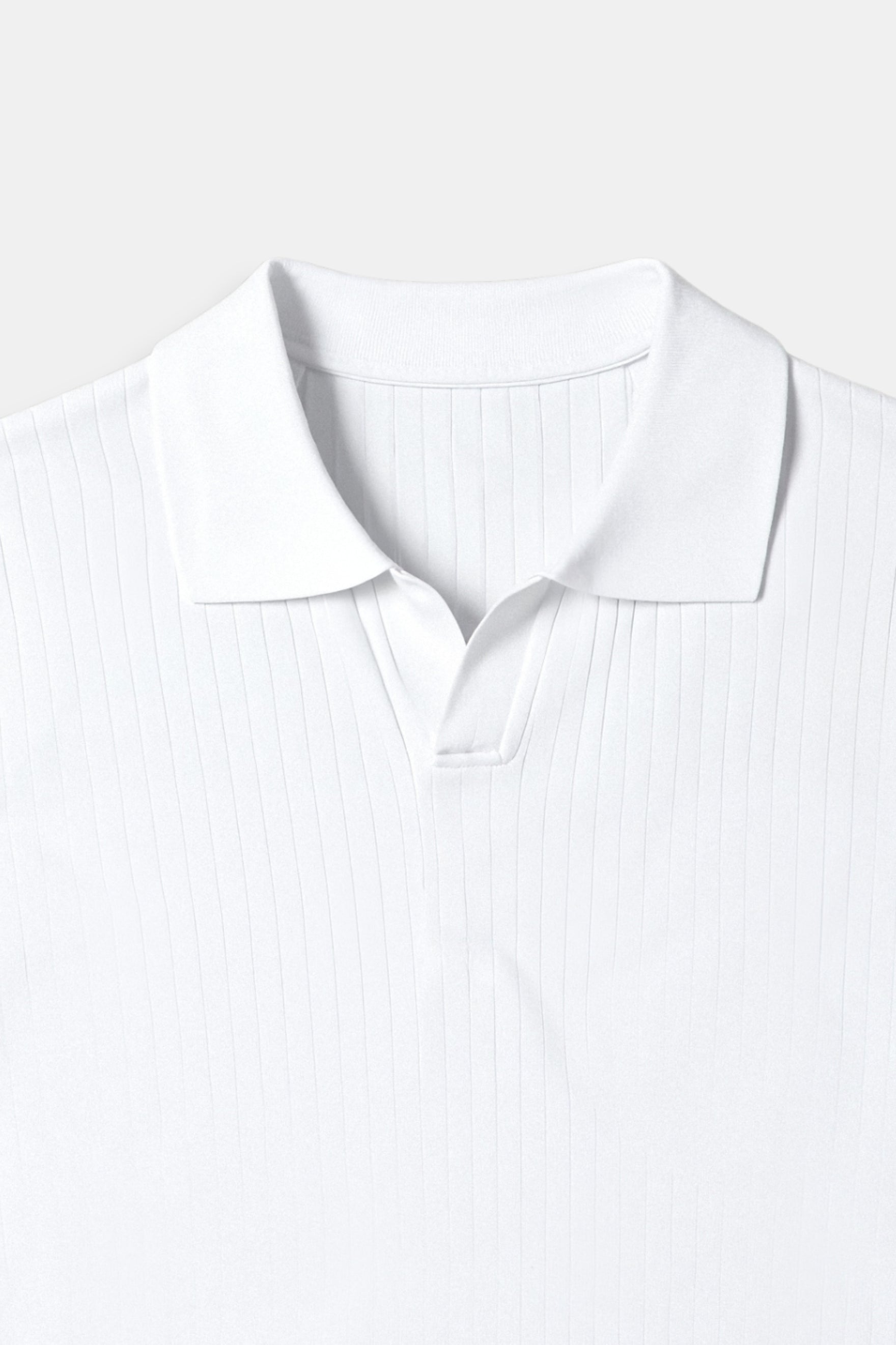 Pise - Polo en coton côtelé