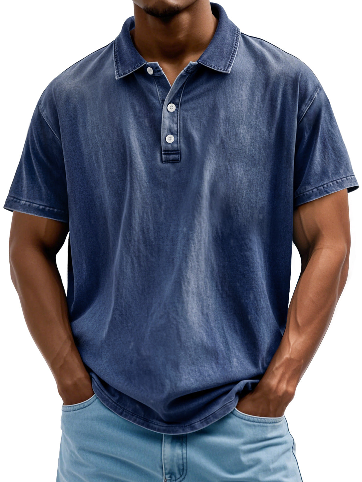 Pure Baumwolle Polo Hemd