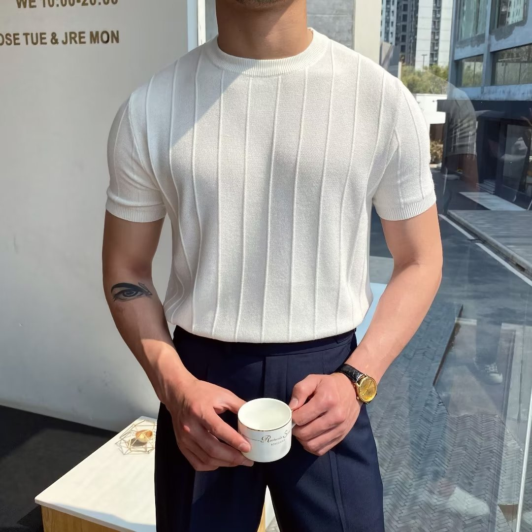 Ribbed T-shirt