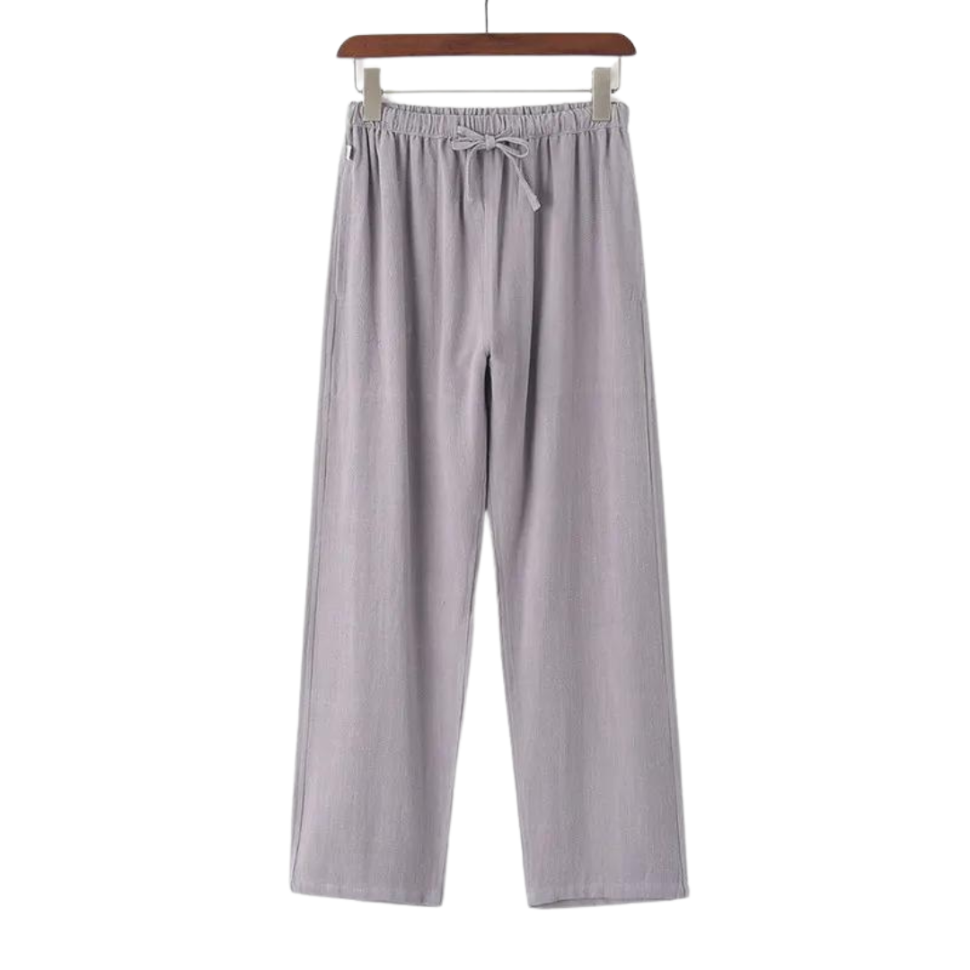 Fez - linen pantalon (oversized fit)