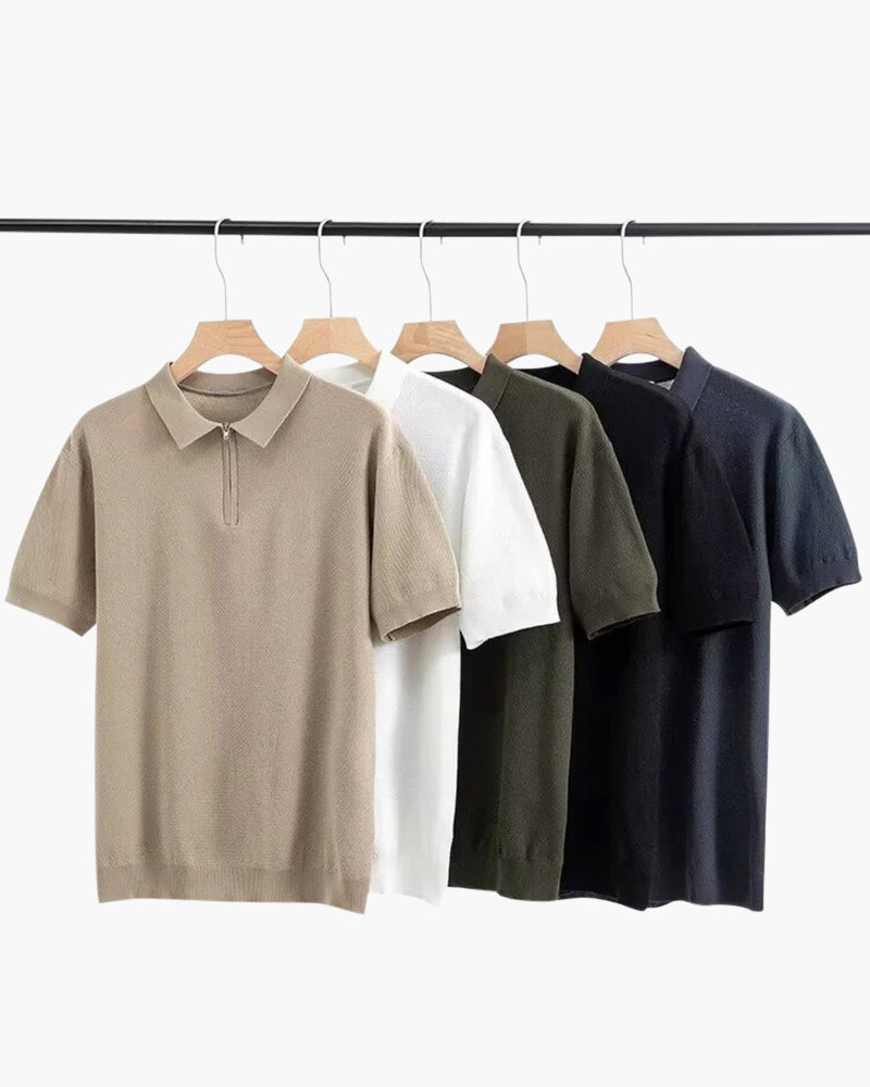 Ibiza Zip Up Polo