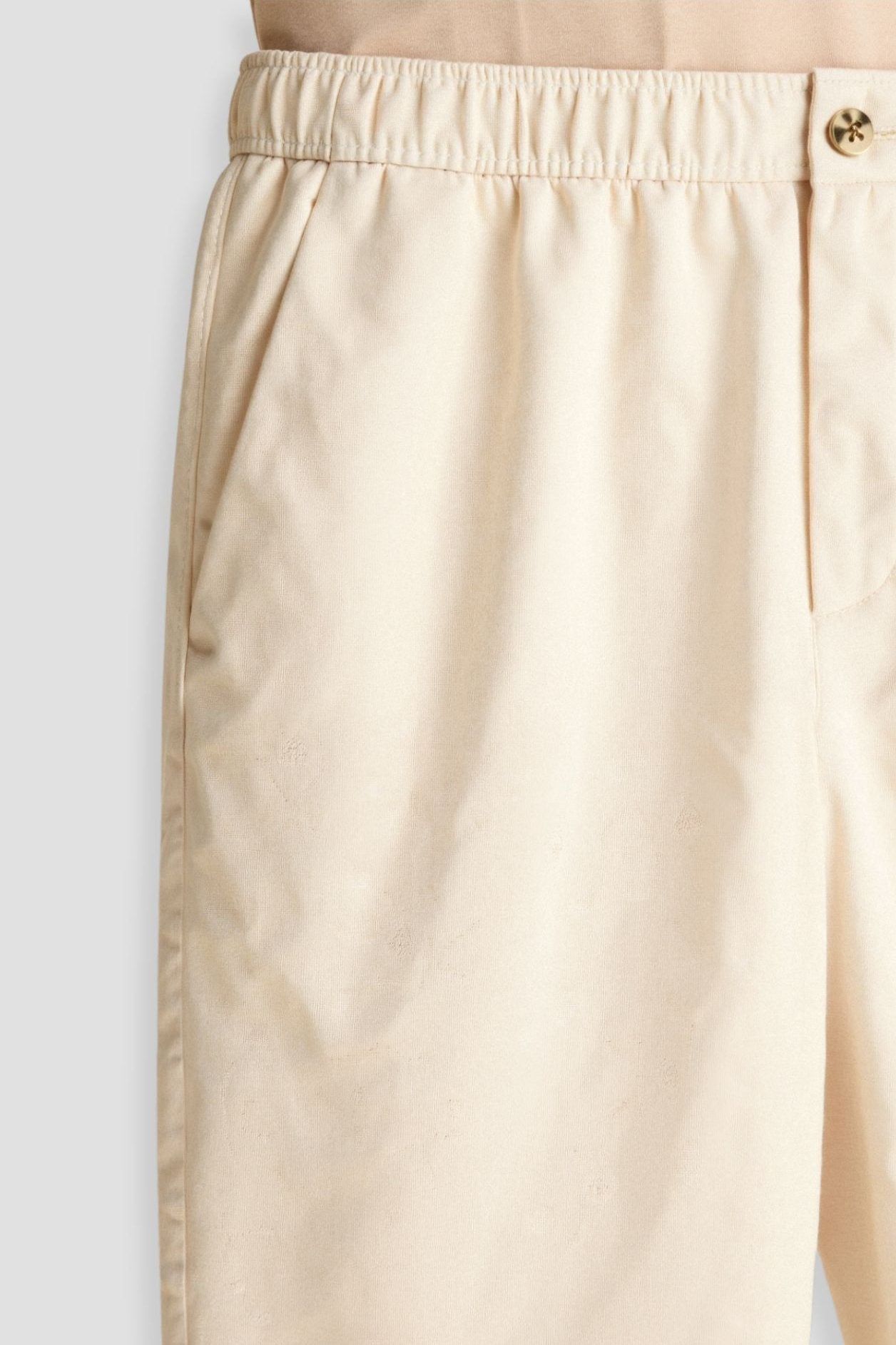 Regular fit linen loose pants