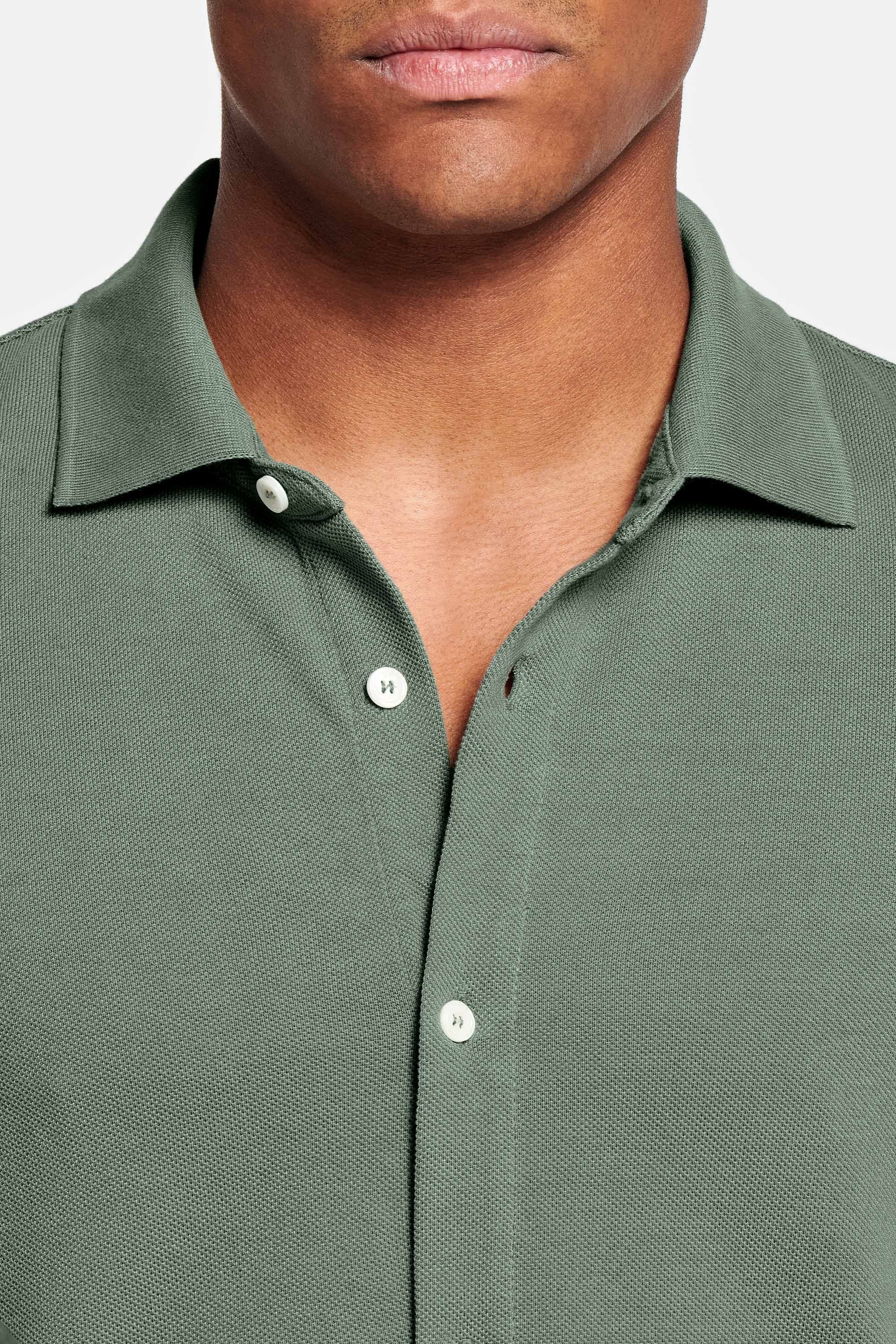 Green Piqué Shirt