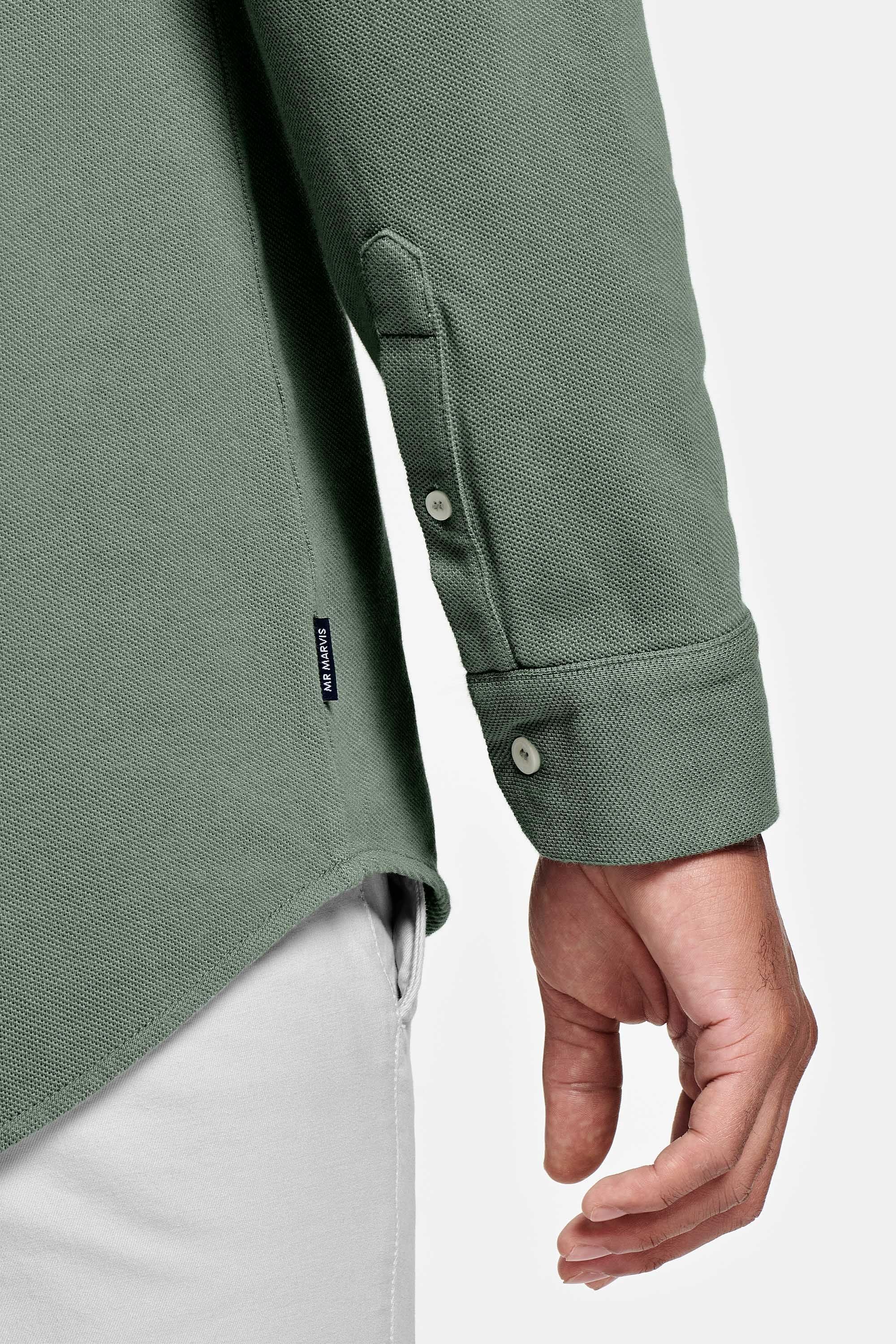 Green Piqué Shirt