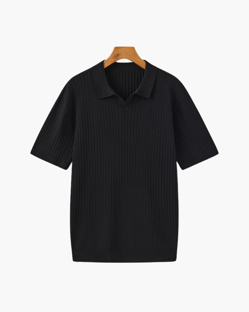 Polo côtelé haut de gamme