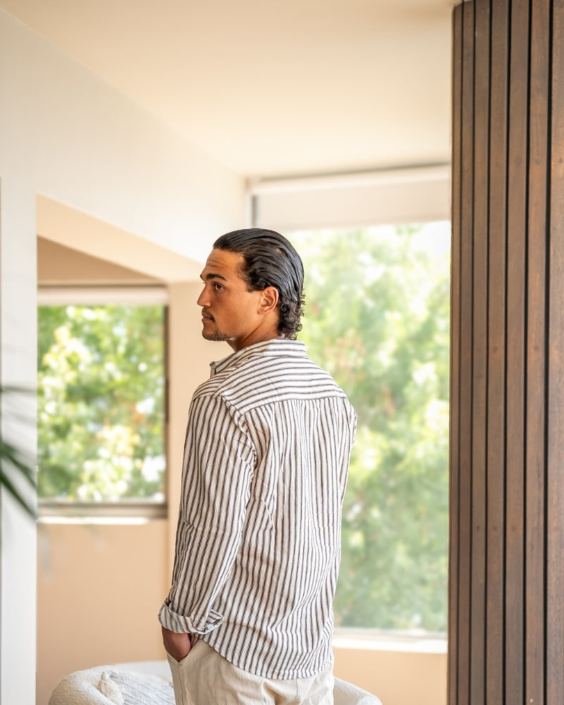 chemise rayée pour homme