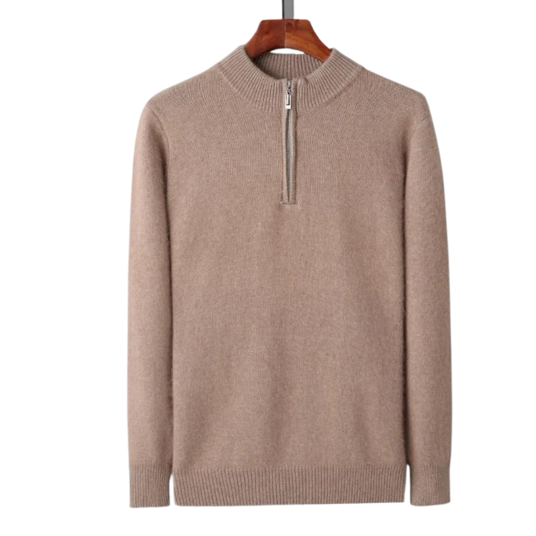 100% cashmere zip up