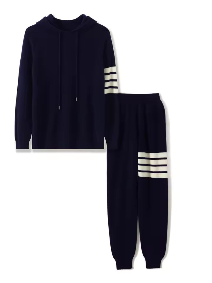 100% Merino Wool Tracksuit strip