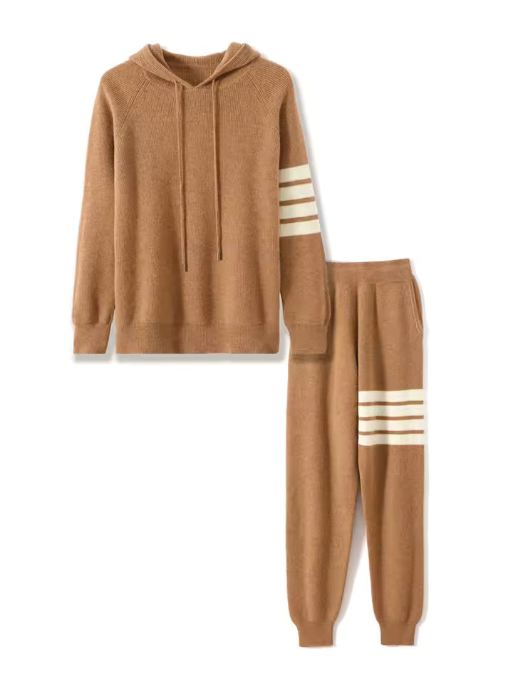 100% Merino Wool Tracksuit strip