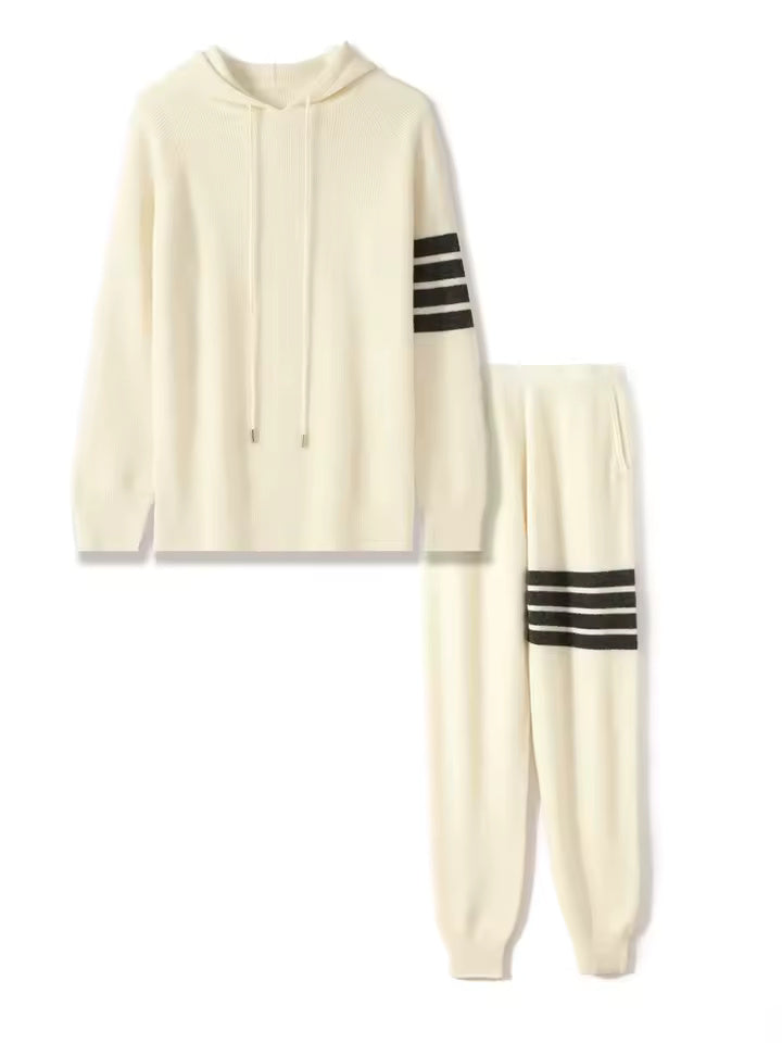 100% Merino Wool Tracksuit strip