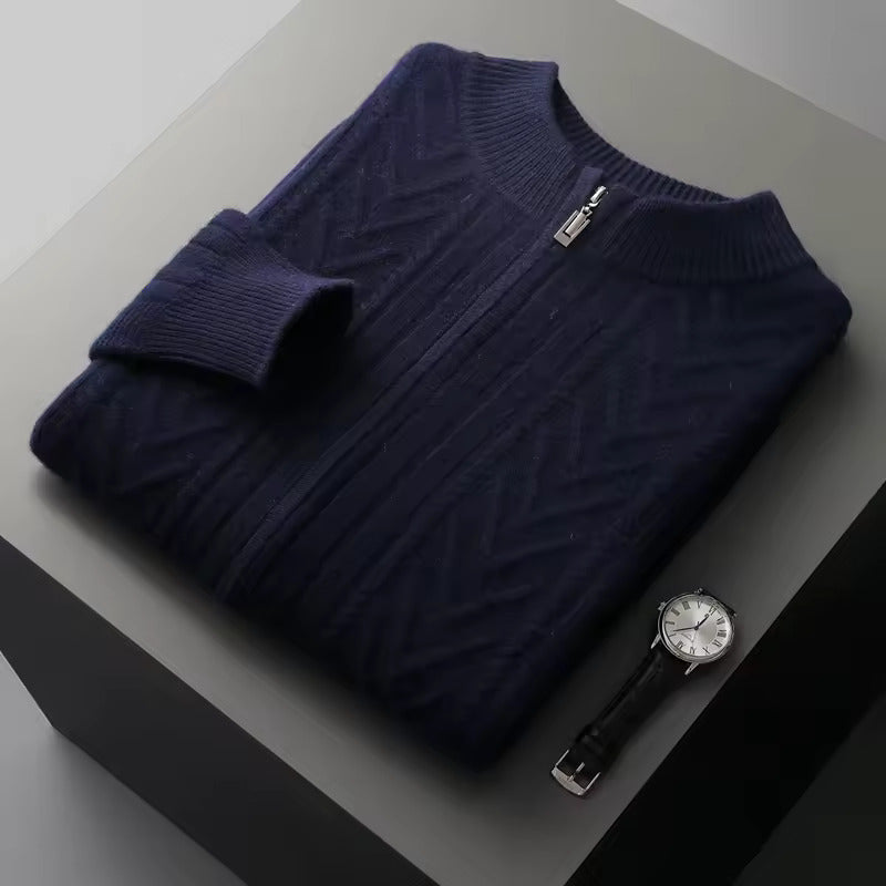 100% cashmere pattern vest