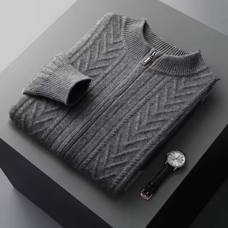 100% cashmere pattern vest