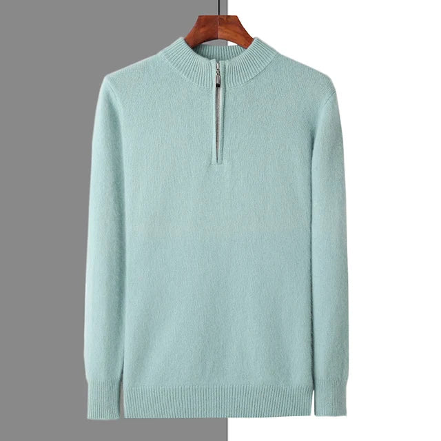 100% cashmere zip up