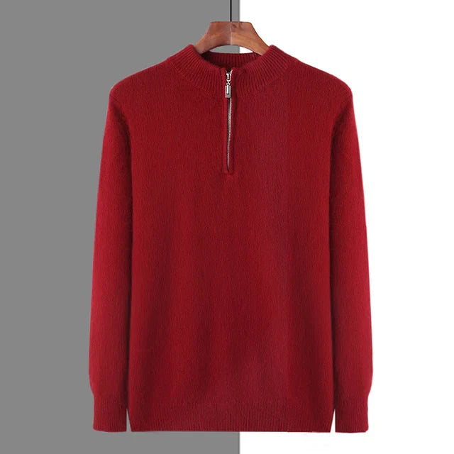 100% cashmere zip up