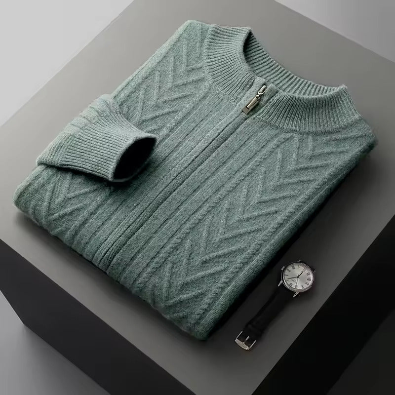 100% cashmere pattern vest