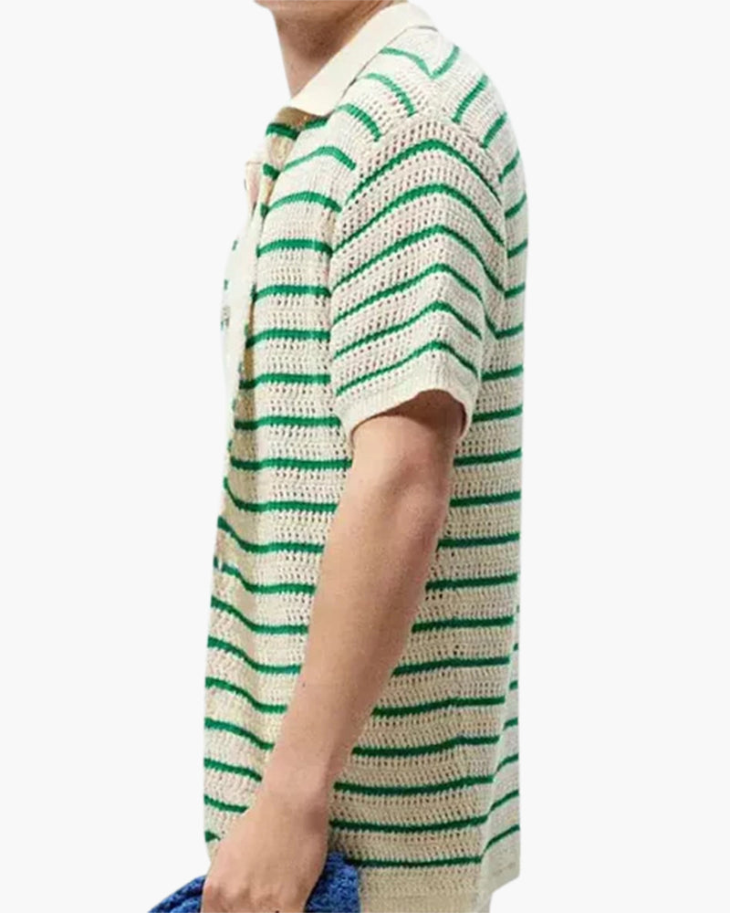 Marbella - knitted shirt with buttons