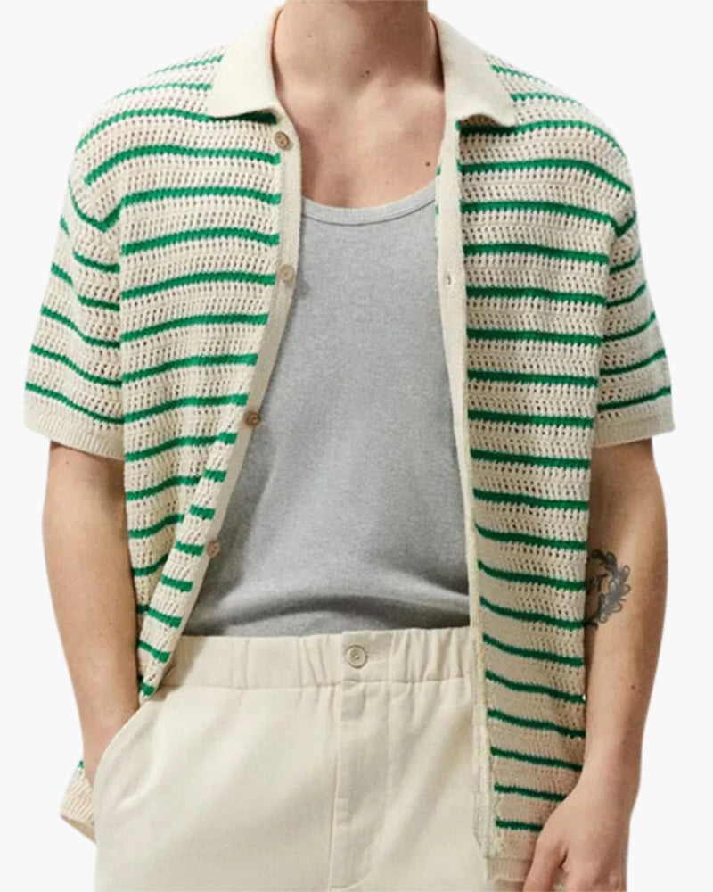 Marbella - knitted shirt with buttons