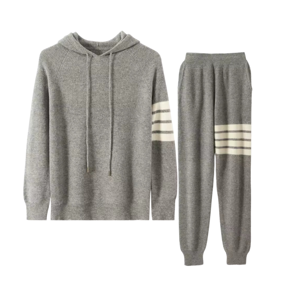 100% Merino Wool Tracksuit strip