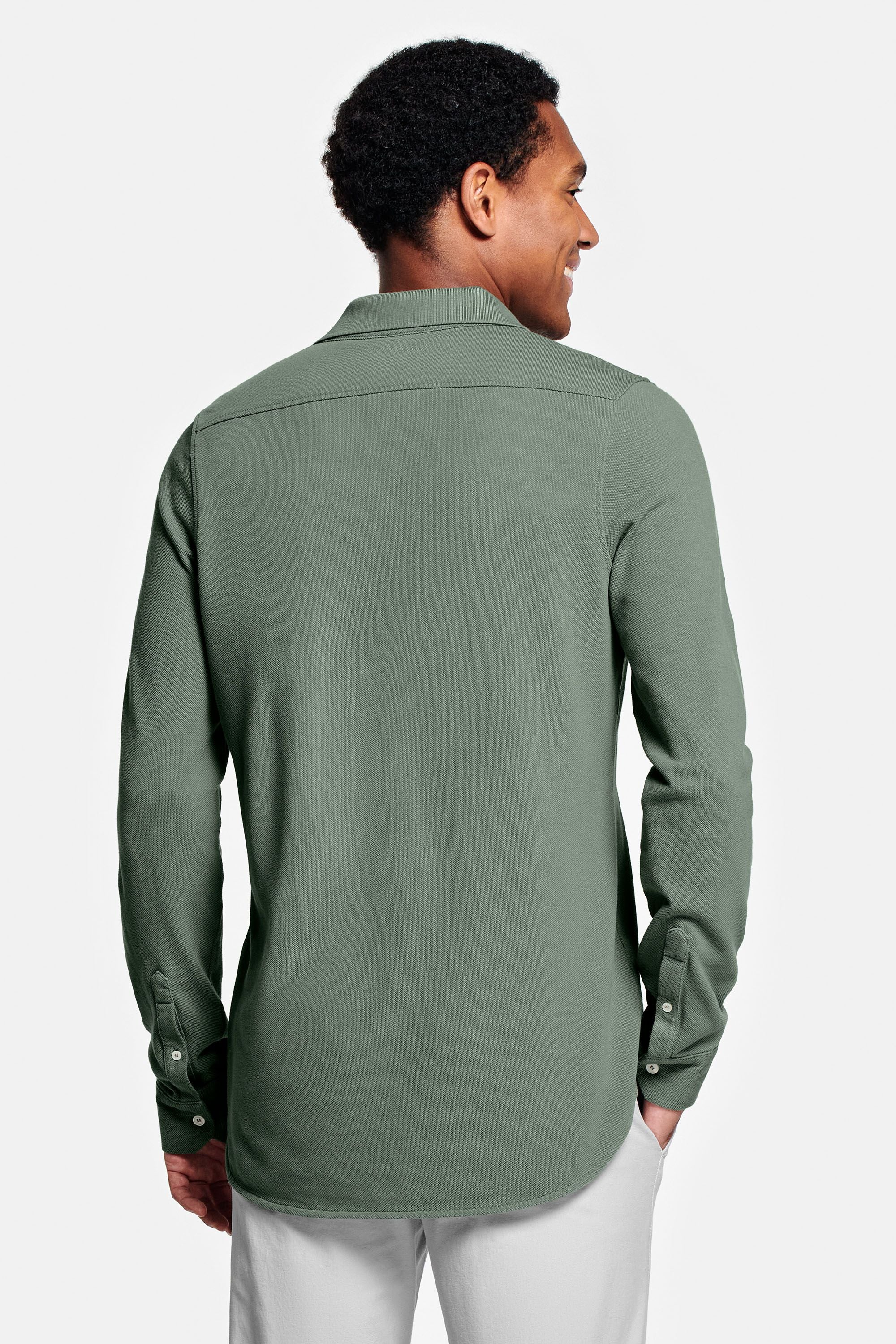 Green Piqué Shirt