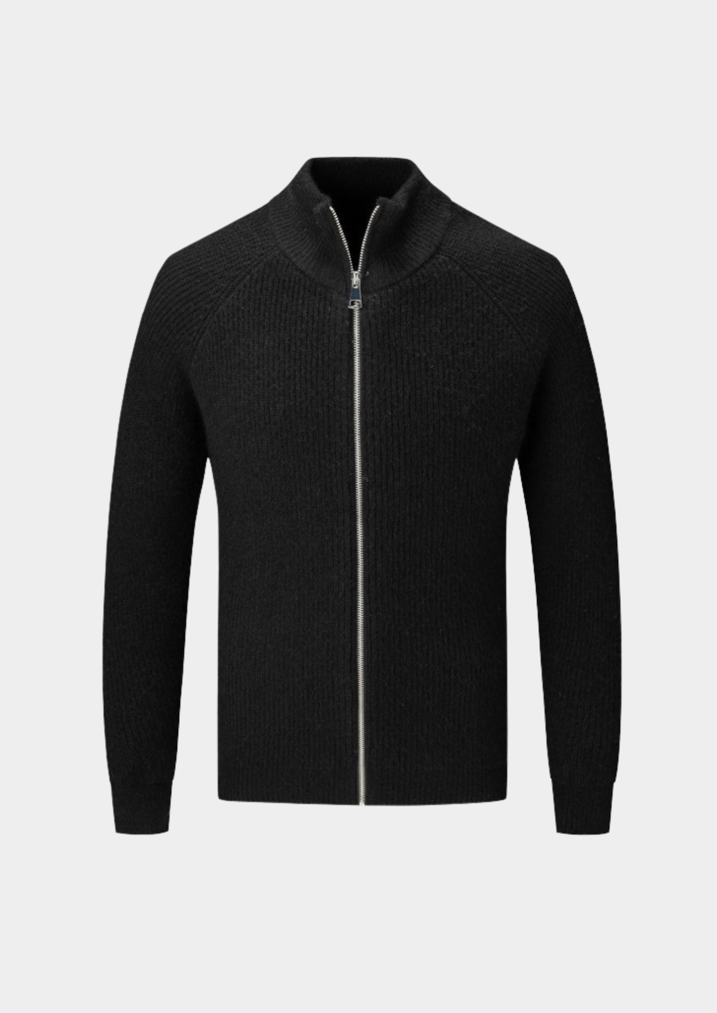 Cardigan zippé 100 % laine mérinos