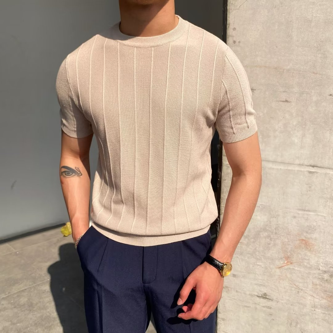 Ribbed T-shirt