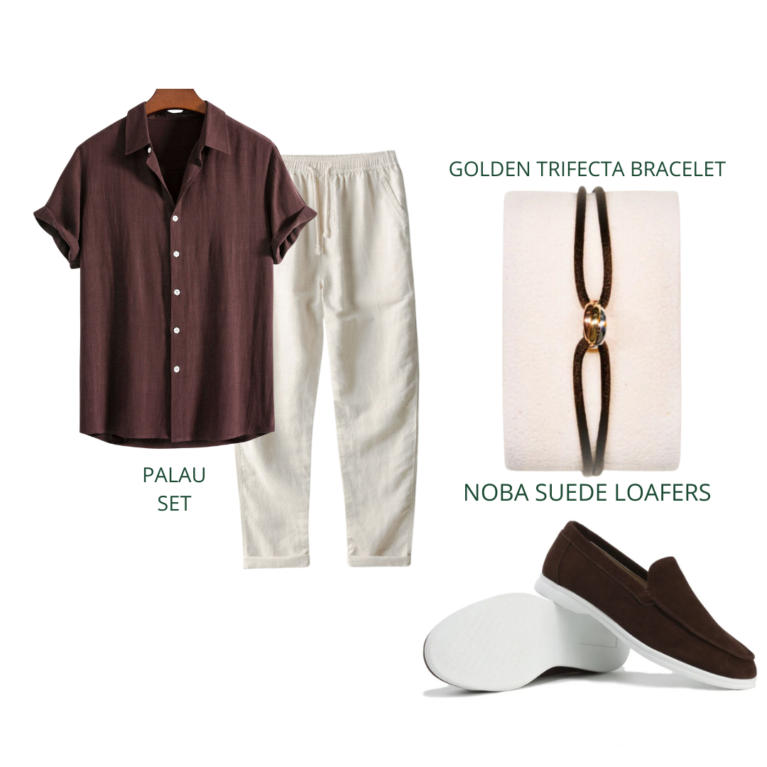 4 Piece Set- Chestnut