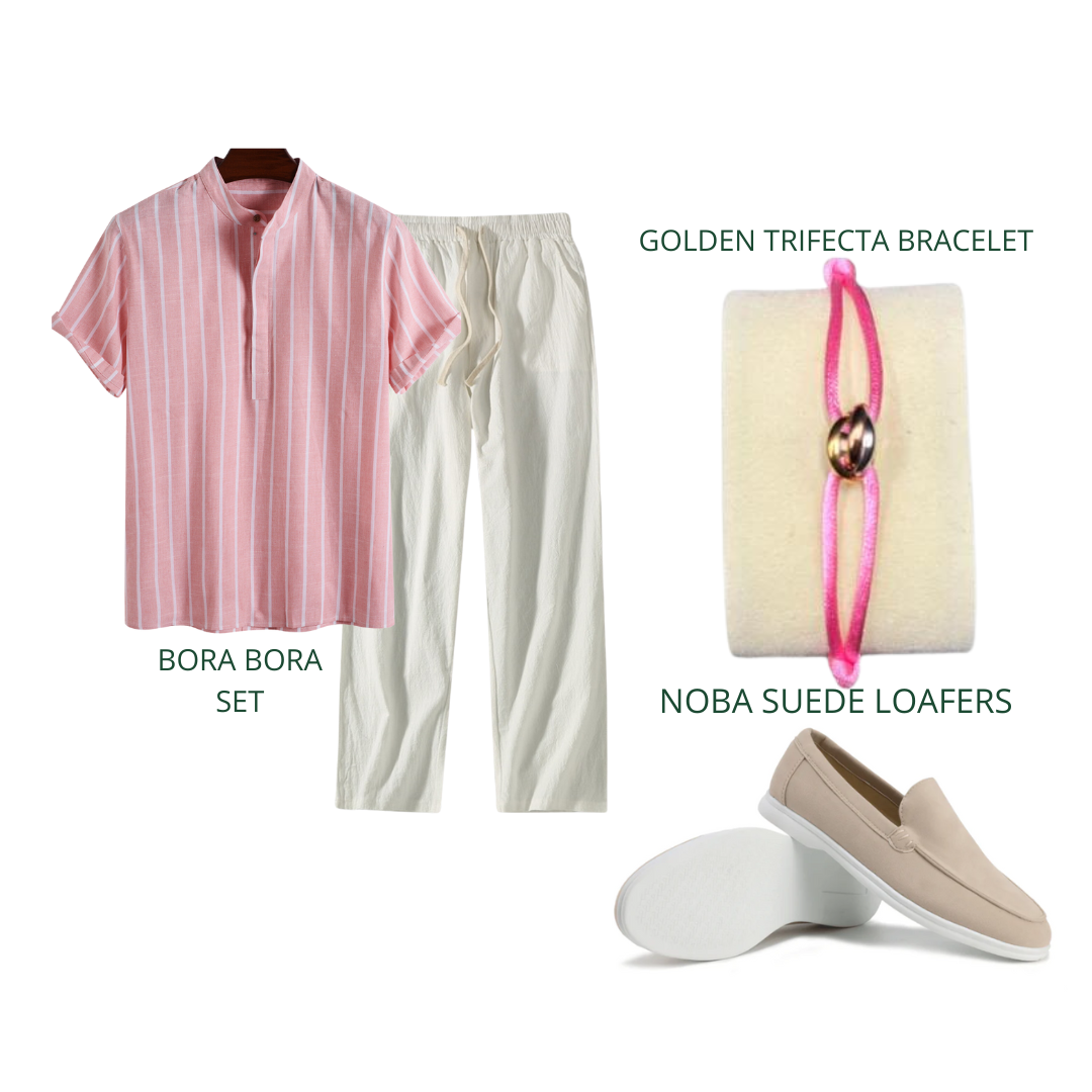 4 Piece Set- Pink