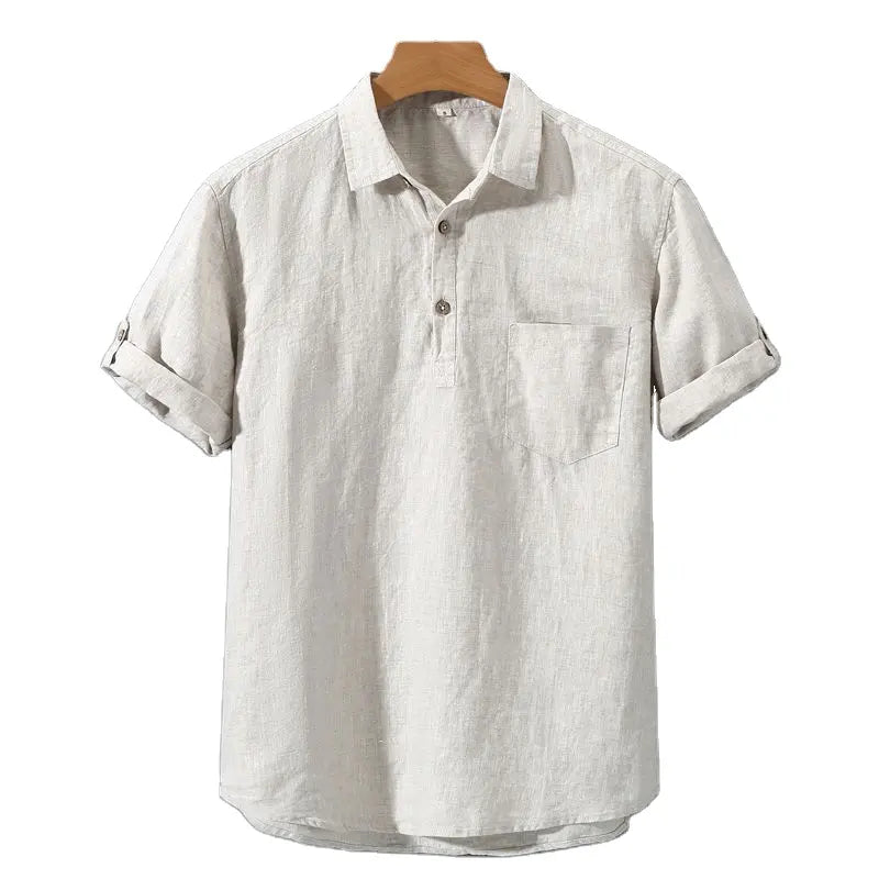 Fez - linen polo