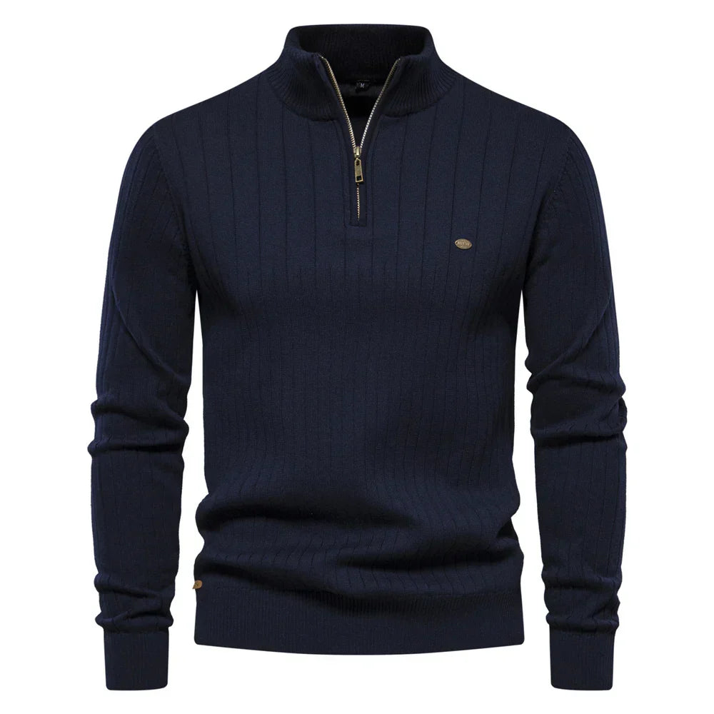 Zipper sweater sweater