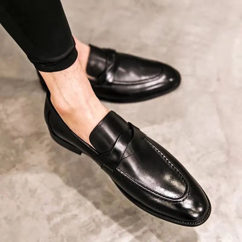 Casual leren loafers