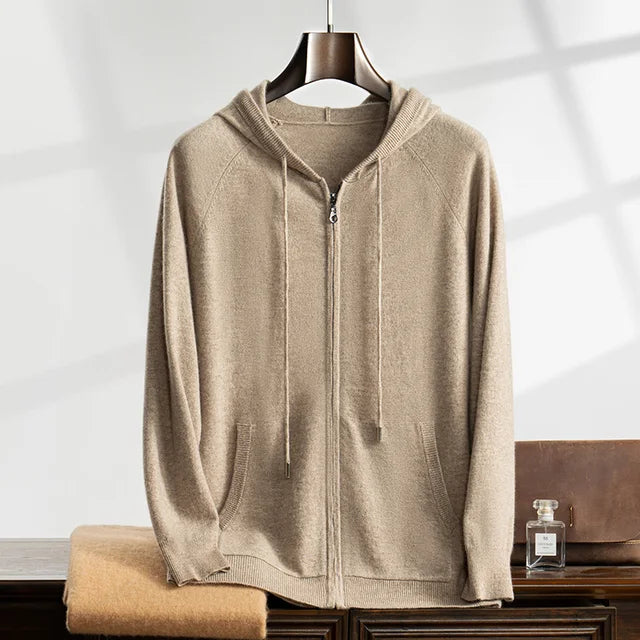 100% Cashmere Hooded Weste