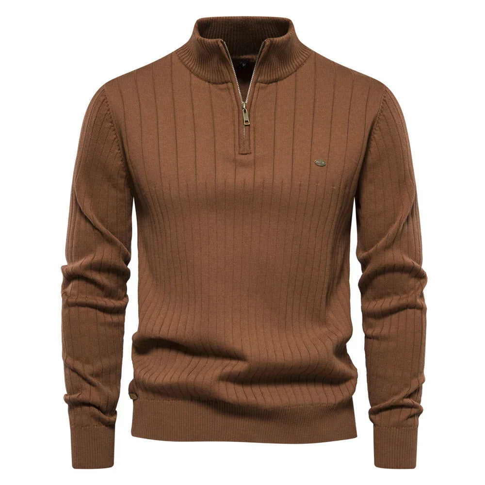 Zipper sweater sweater