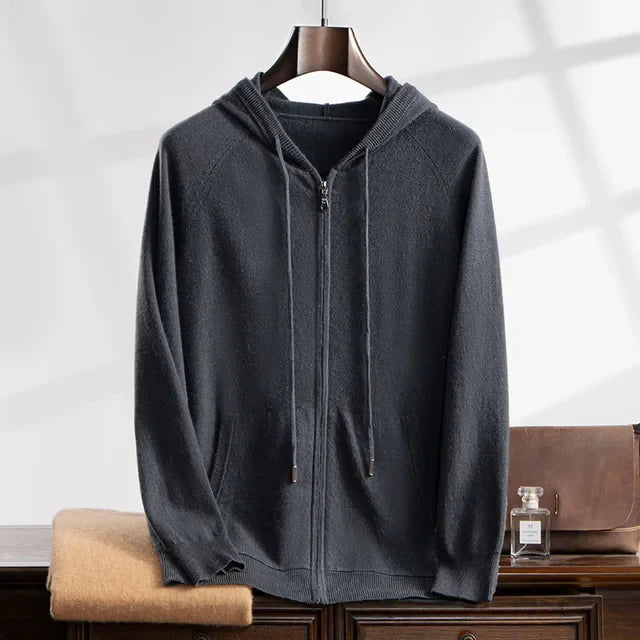 100% Cashmere Hooded Weste
