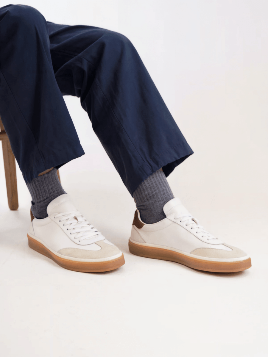 Casual leren sneakers